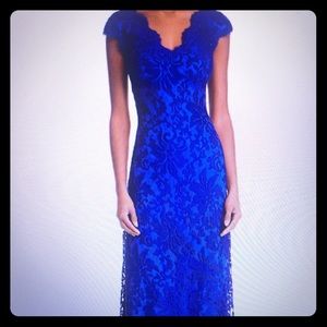 Tadashi Shoji Floor-length Lace Gown
